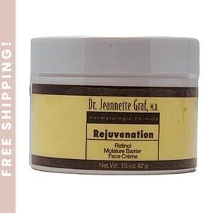 Dr Jeannette Graf Rejuvenation Retinol Moisture Barrier Face Creme 1.5oz NEW